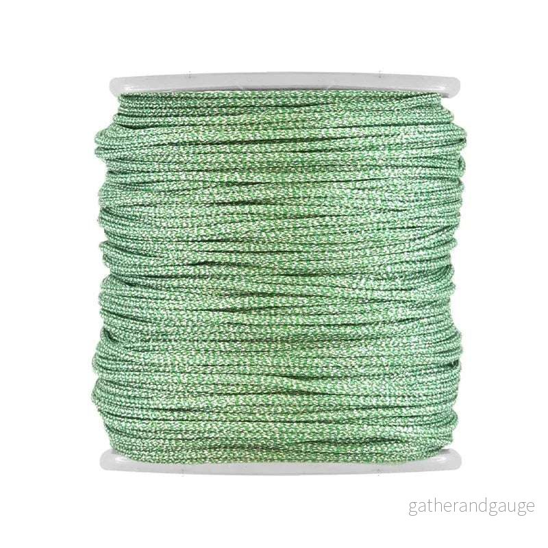 PL Rund - Light Green Metallic 1mm, 1m