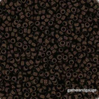 Miyuki Seed beads - Metallic Matte Dark Olive 15/0, 10 gram