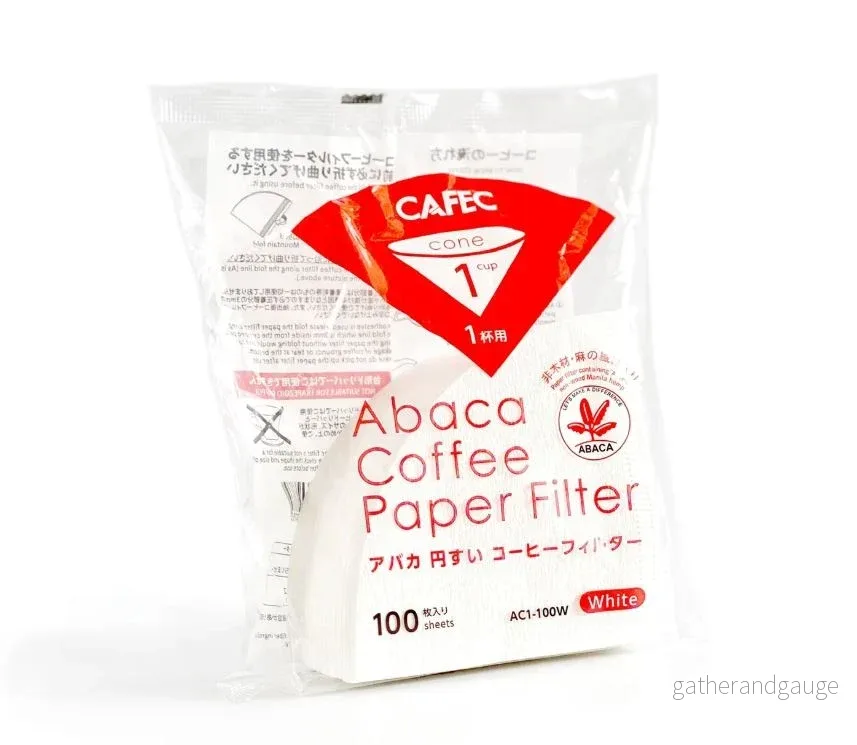 Abaca Coffee Paper Filter 1 cup – 100pack Abaca Coffee Paper Filter 1 cup – 100pack