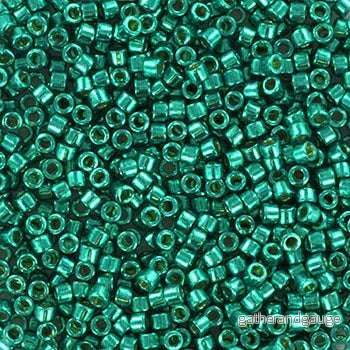 Miyuki Delica – Duracoat Galvanized Dark Aqua Green 11/0, 5 gram