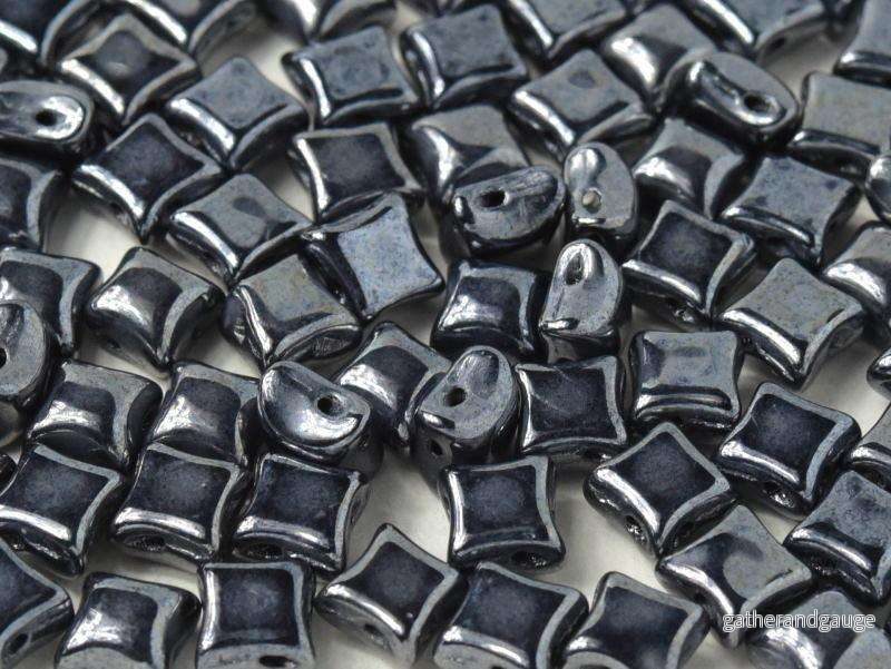 Wibeduo® - Jet Hematite 8x8mm, 15-pack