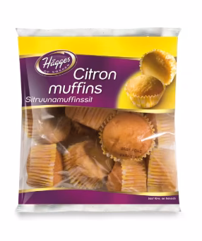 Hägges Citronmuffins 10-pack 200g Hägges Citronmuffins 10-pack 200g