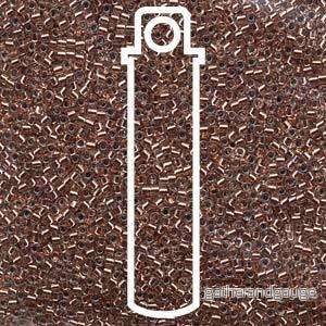Miyuki Delica – Copper Lined Crystal 15/0, 7 gram Miyuki Delica – Copper Lined Crystal 15/0, 7 gram