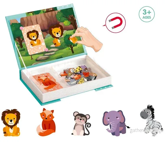 Magnetbok Animal World Magnetbok Animal World