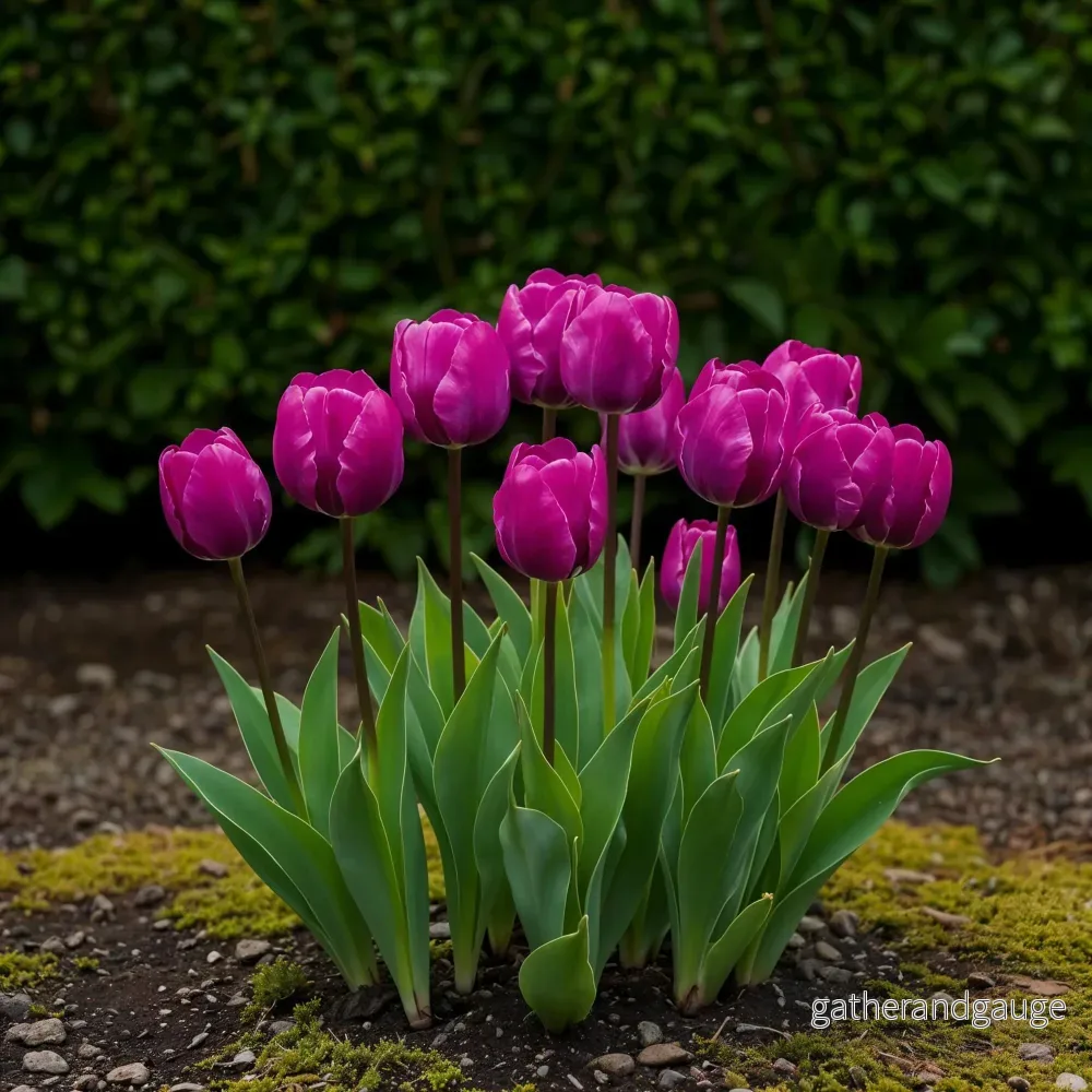 Green boutiQ - Bloembollen - Tulp Triumph Purple - Kleur Paars - 15 stuks - Bolmaat 11/12 - XXL Pack - Bild 2