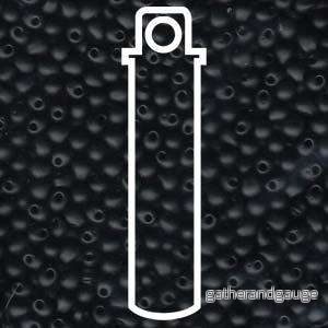 Miyuki Drop – Matt Black 3,4mm, 25 gram Miyuki Drop – Matt Black 3,4mm, 25 gram