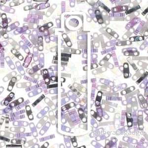 Miyuki Quarter Tila – Mix Purple 5×1,2mm, 7,2 gram