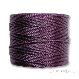 S- Lon bead cord - Medium Purple, 1 rulle
