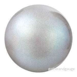 Preciosa Pearl Round – Maxima Pearlescent Grey 8 mm, 1 sträng Preciosa Pearl Round – Maxima Pearlescent Grey 8 mm, 1 sträng