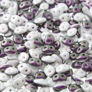 SuperDuo Duets – Polychrome Black Raspberry & Cream 10 gram SuperDuo Duets – Polychrome Black Raspberry & Cream 10 gram