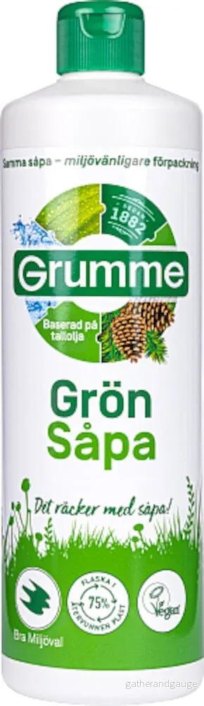 Såpa Grön 750ml Grumme