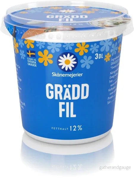 Gräddfil 12% 3dl Skånemejerier Gräddfil 12% 3dl Skånemejerier