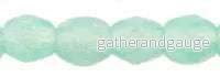 Tjeckiska Firepolish - Milky Aquamarine 3mm, 50-pack
