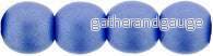 Tjeckiska Druks (runda) - Powdery Blue 4 mm, 50-pack