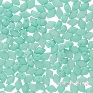 Matubo Mini Gemduo – Bondelli Matte Mint 6x4mm Matubo Mini Gemduo – Bondelli Matte Mint 6x4mm