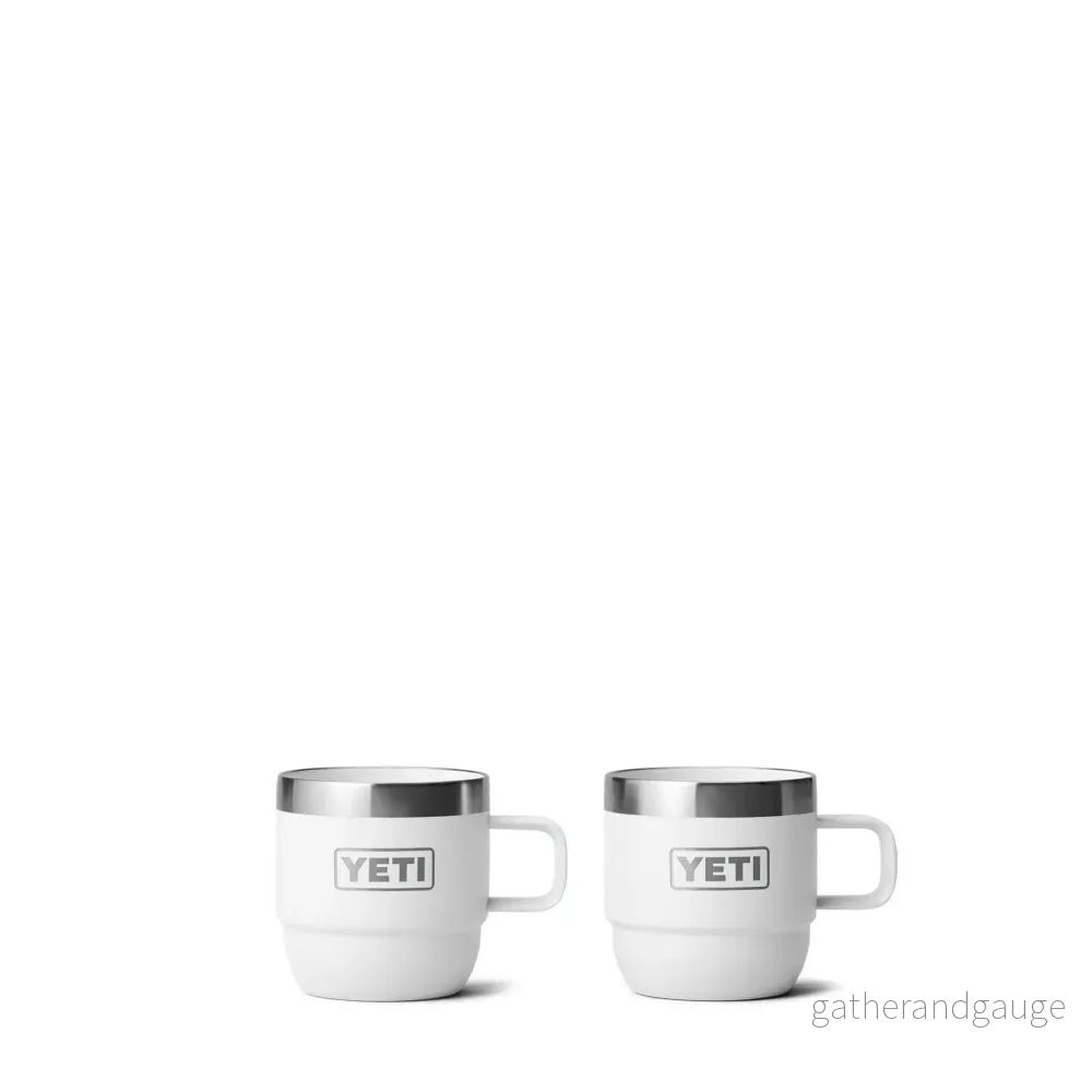 Rambler Stackable Cup 177ml 2pk – White Rambler Stackable Cup 177ml 2pk – White