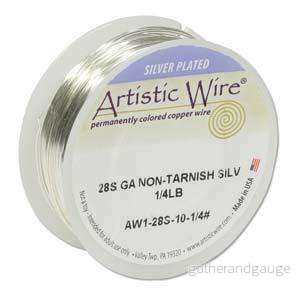 Artistic Wire 28 Ga – Silverpläterad Non Tarnish, 1 stor rulle Artistic Wire 28 Ga – Silverpläterad Non Tarnish, 1 stor rulle