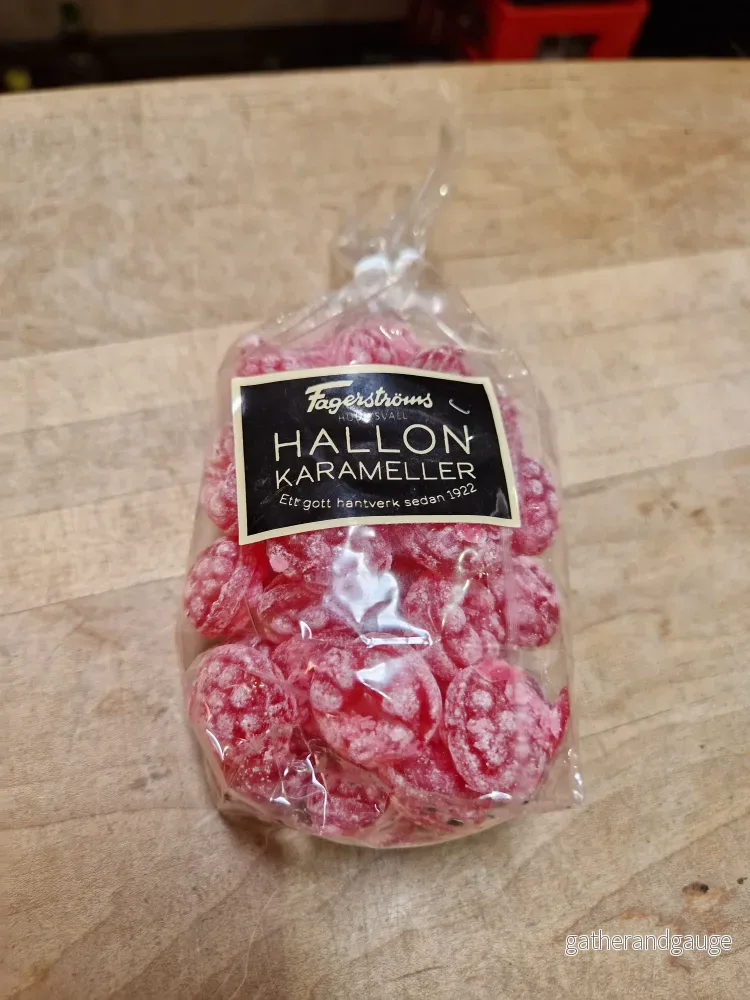 Hallonkaramell 250g Hallonkaramell 250g