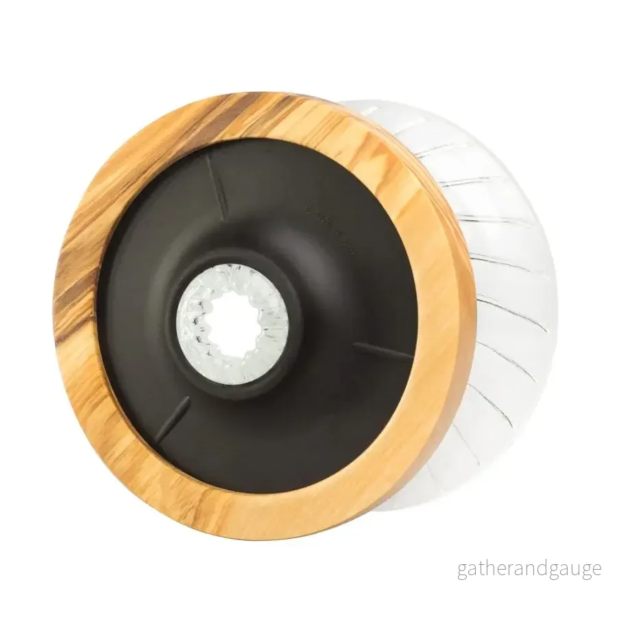 Glass Coffee Dripper V60 02 - Olive Wood - Bild 2