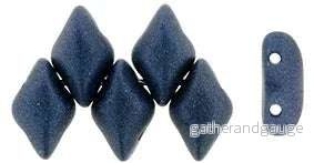 Matubo Gemduo - Metallic Suede Dark Blue 8x5mm, 10 gram