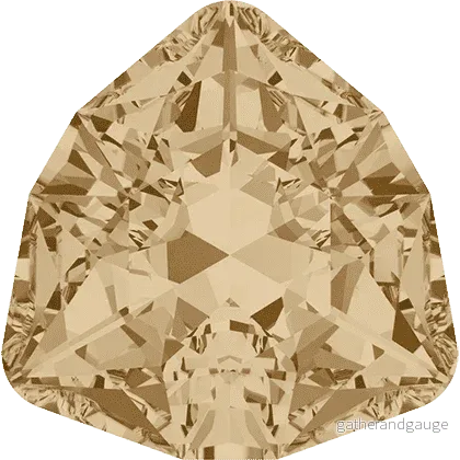 Swarovski Crystals Trilliant Fancy Stone (4706) - Crystal Golden Shadow 24 mm, 1 styck