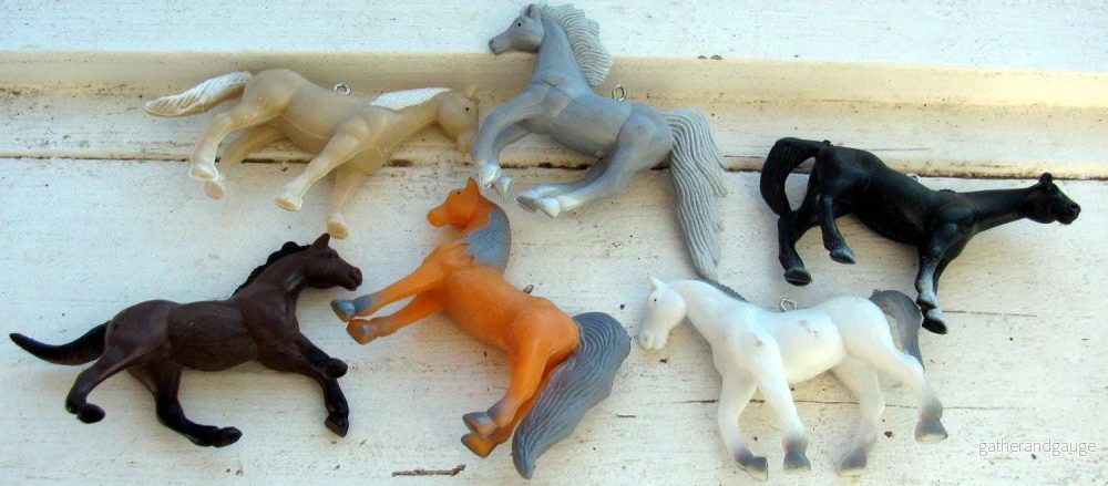 Hänge PVC - Hästar Mix 6-pack
