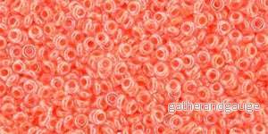 TOHO Demi Round – Luminous Neon Salmon 11/0, 5gram TOHO Demi Round – Luminous Neon Salmon 11/0, 5gram