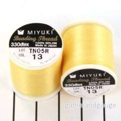 Miyuki Beading thread - Yellow, 1 Rulle - Bild 3