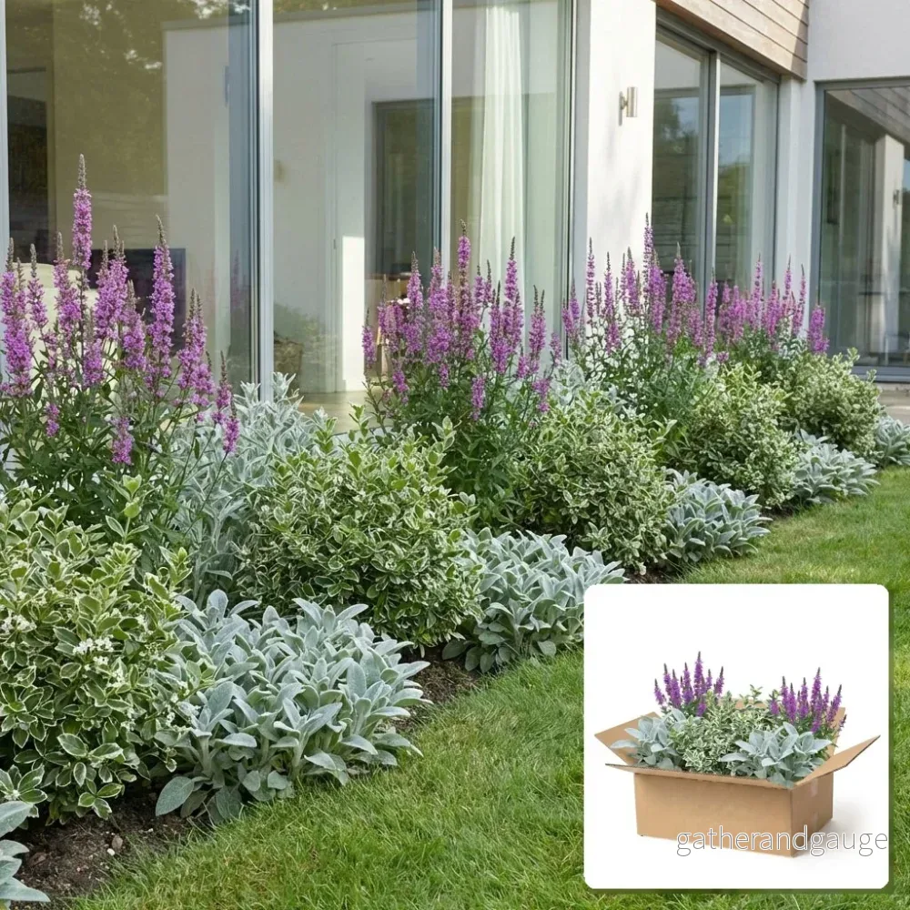 Pack Façade Soleil & Mi-Ombre Violet & Panaché - 18 plantes - Bild 2