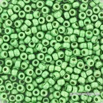 Miyuki Seed beads – Duracoat Galvanized Matte DK Mint Green 11/0, 10 gram