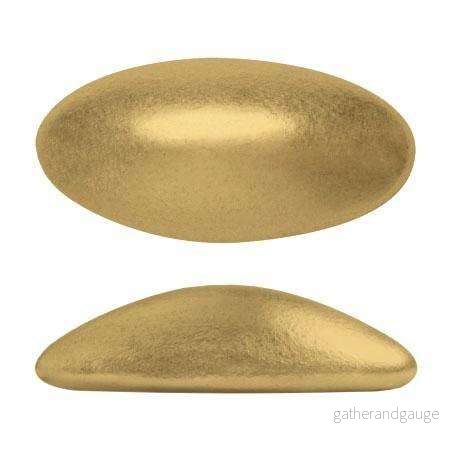 Athos® par Puca® – Light Gold Matte 20x10mm, 1 styck Athos® par Puca® – Light Gold Matte 20x10mm, 1 styck