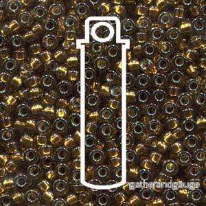 Miyuki Seed Beads - Silver Lined Olive 15/0, 8,2 gram