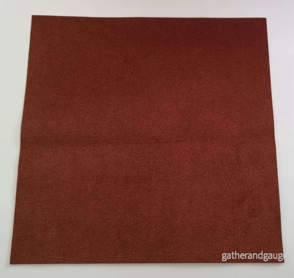 Ultrasuede – Brownstone, 21x21cm, 1 Styck Ultrasuede – Brownstone, 21x21cm, 1 Styck