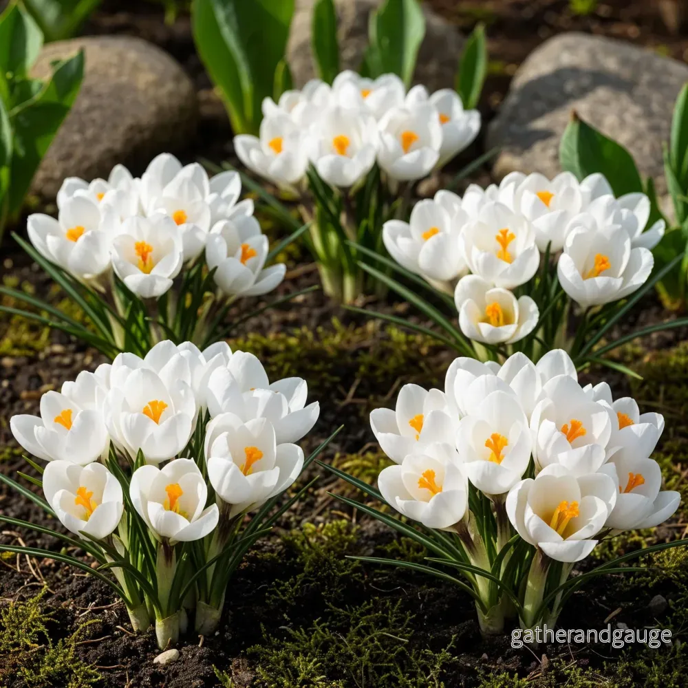 Green boutiQ - Bloembollen - Crocus White - Kleur Geel - 30 stuks - Bolmaat 7/8 - XXL Pack - Bild 2
