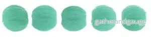 Tjeckiska Melon Round - Turquoise 3mm 50-pack - Bild 2