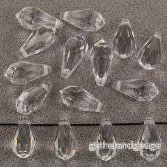 Preciosa Drop Pendant - Crystal 7,5x15mm, 1 styck