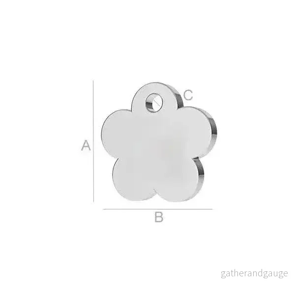 Berlock 925 Silver – Blomma 8mm 1 styck