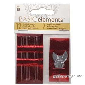 Pärlnålar Basic Elements - Nr 10, 12-pack