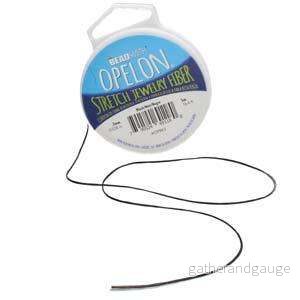 Opelon Elastisk Tråd – Svart 0,7mm 25m Opelon Elastisk Tråd – Svart 0,7mm 25m