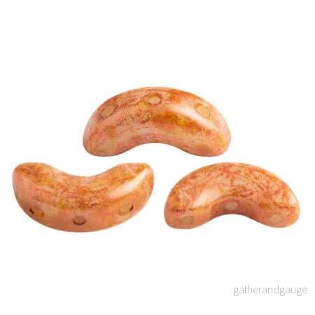 Arcos® par Puca® - Opaque Salmon Spotted, 10 gram