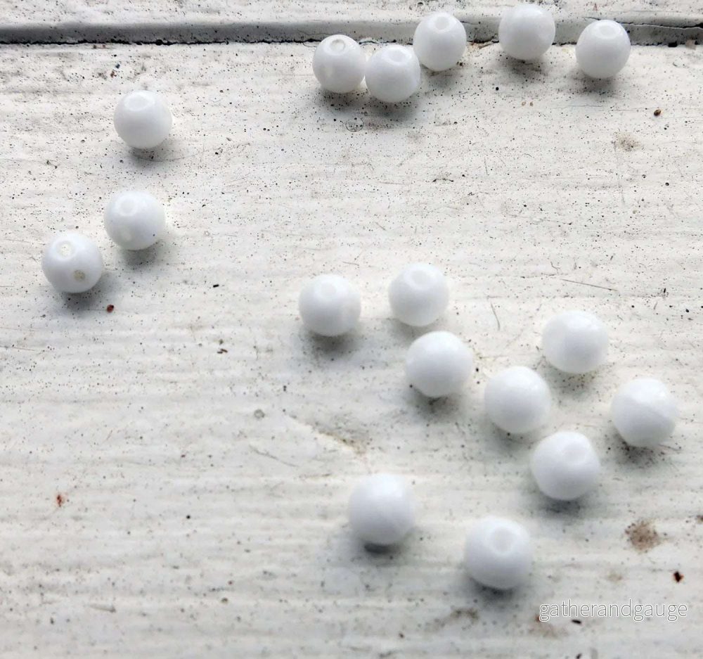 RoundDuo® Mini - Chalk White 4mm, 50-pack