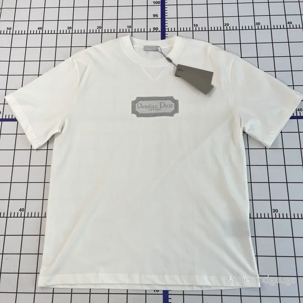 Dior Couture T-shirt vit Dior Couture T-shirt vit