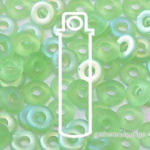 O Bead - Peridot AB Matte, 8,1 gram