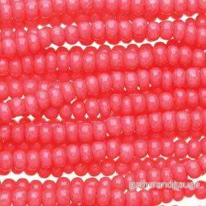 Tjeckiska seed beads – Op Pink Dyed Terra 11/0, 17 gram