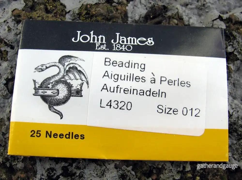 Pärlnålar - John James, nr 12, 25-pack