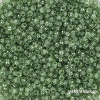 Miyuki Seed beads - Ceylon Translucent Sage 15/0, 10 gram
