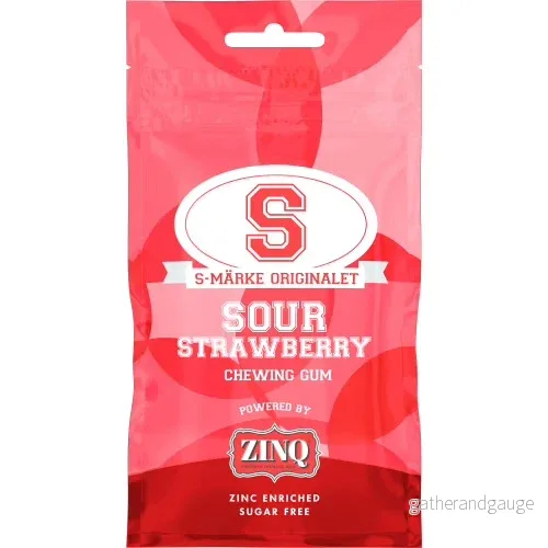 ZINQ Sour Strawberry Tuggummi ZINQ Sour Strawberry Tuggummi
