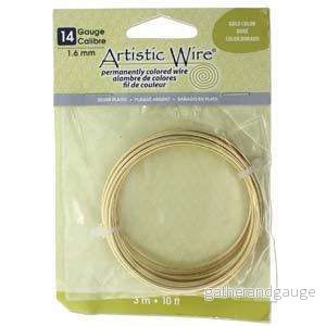 Artistic Wire 14 Ga – Guldfärgad, 1 Förpackning Artistic Wire 14 Ga – Guldfärgad, 1 Förpackning
