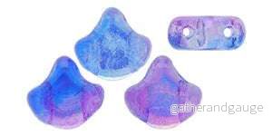 Ginko Duo - Summer rainbow dark blue 7,5mm, 10 gram