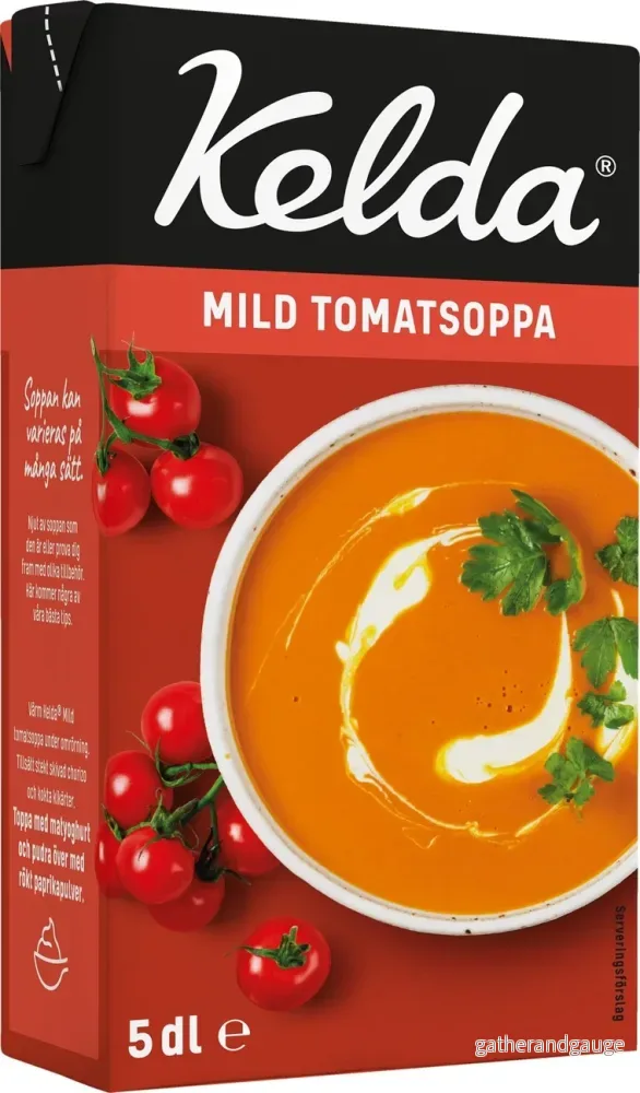Tomatsoppa mild 5dl Kelda